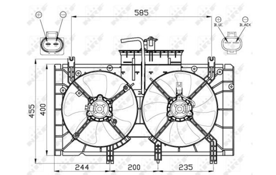 Cooling fan 47493 NRF, Image 4
