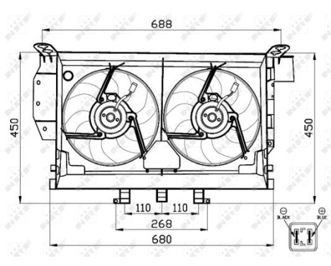 Cooling fan 47503 NRF, Image 3