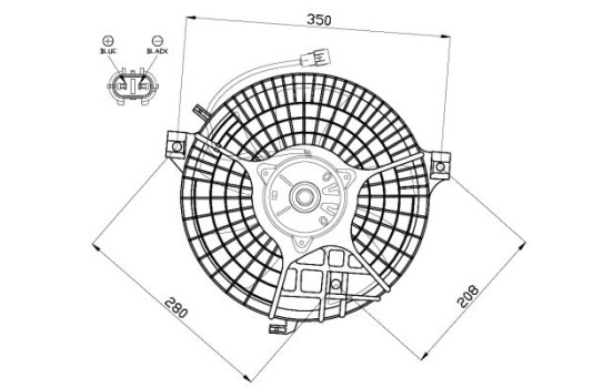 Cooling fan 47510 NRF, Image 3