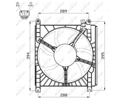 Cooling fan 47532 NRF, Image 3