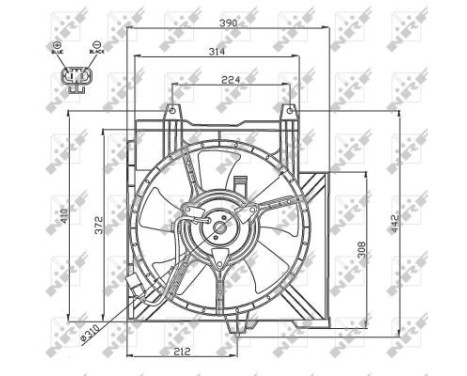 Cooling fan 47742 NRF, Image 2