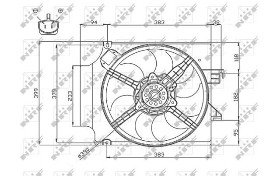 Cooling fan 47748 NRF, Image 3