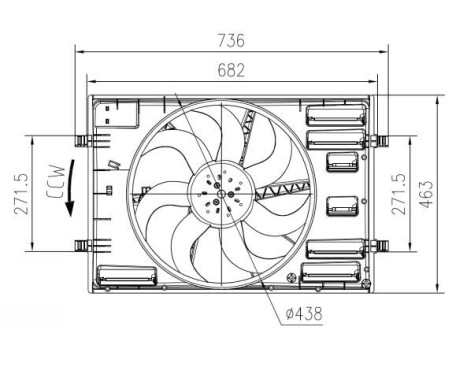 Cooling fan 47916 NRF, Image 4
