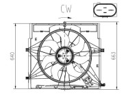 Cooling fan 47920 NRF