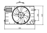 Cooling fan 47927 NRF