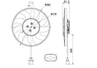 Cooling fan 47931 NRF