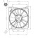 Cooling fan 47935 NRF