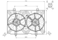 Cooling fan 47942 NRF