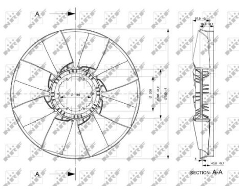 Cooling fan 49806 NRF, Image 2