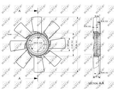 Cooling fan 49816 NRF, Image 3