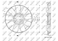 Cooling fan 49817 NRF