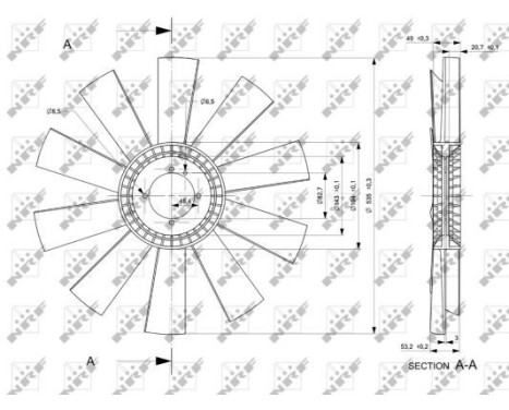 Cooling fan 49828 NRF, Image 2