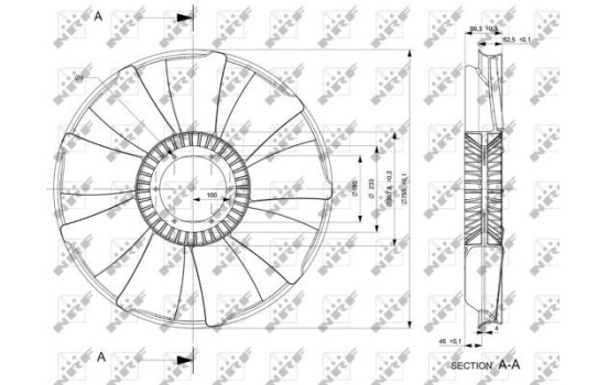 Cooling fan 49829 NRF, Image 2