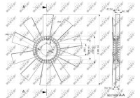 Cooling fan 49830 NRF