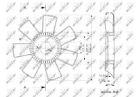 Cooling fan 49844 NRF