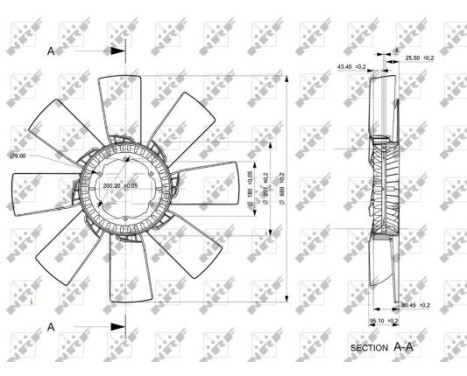 Cooling fan 49858 NRF, Image 2