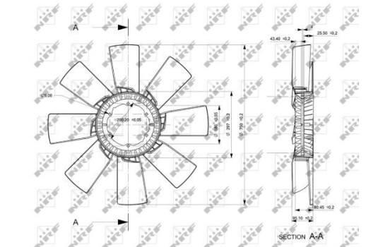Cooling fan 49859 NRF, Image 2