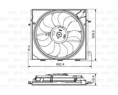 Cooling fan 696873 Valeo, Image 2