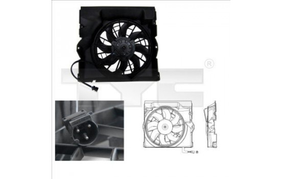 Cooling fan 803-0009 TYC