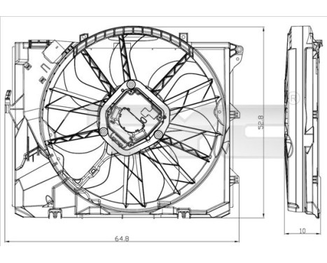 Cooling fan 803-0012 TYC