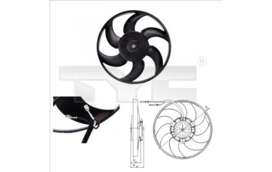 Cooling fan 805-0004 TYC