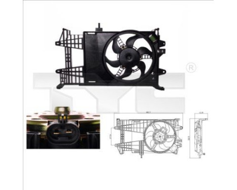Cooling fan 809-0003 TYC