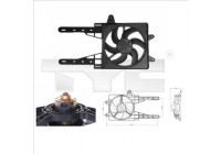 Cooling fan 809-0007 TYC