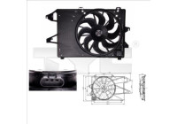Cooling fan 810-0008 TYC