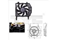 Cooling fan 810-0022 TYC