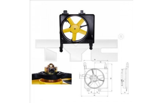 Cooling fan 810-0030 TYC