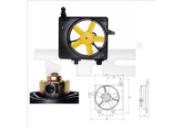 Cooling fan 810-0031 TYC