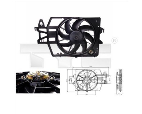 Cooling fan 810-0038 TYC