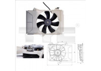 Cooling fan 836-0011 TYC