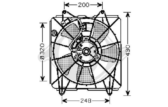 Cooling fan 8521007 Diederichs, Image 2
