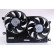 Cooling fan 85696 Nissens