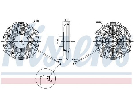 Cooling fan 85753 Nissens, Image 6