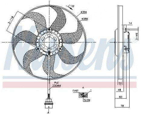 Cooling fan 85798 Nissens, Image 6