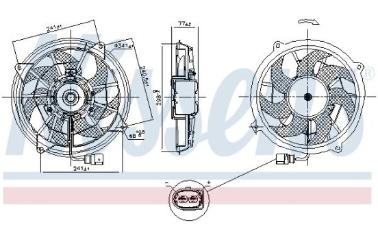 Cooling fan 85909 Nissens, Image 6