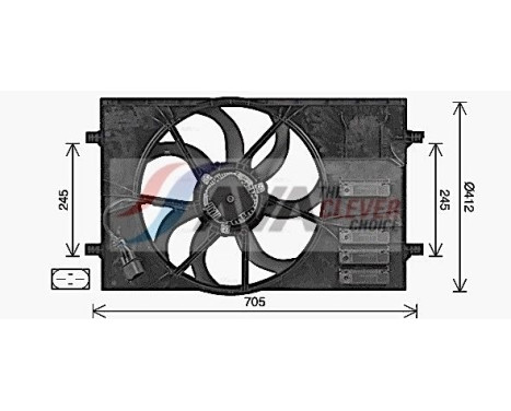 Cooling fan AI7524 Ava Quality Cooling