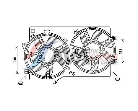 Cooling fan AL7521 Ava Quality Cooling