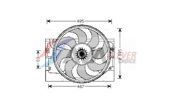 Cooling fan BW7519 Ava Quality Cooling