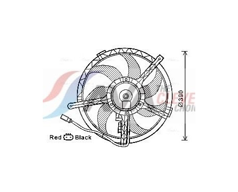 Cooling fan BW7535 Ava Quality Cooling