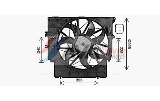 Cooling fan BW7598 Ava Quality Cooling