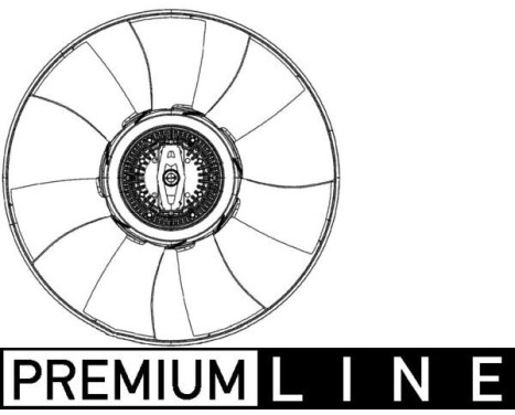 Cooling fan CFF 493 000P Mahle