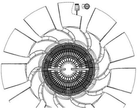Cooling fan CFF 498 000P Mahle, Image 2
