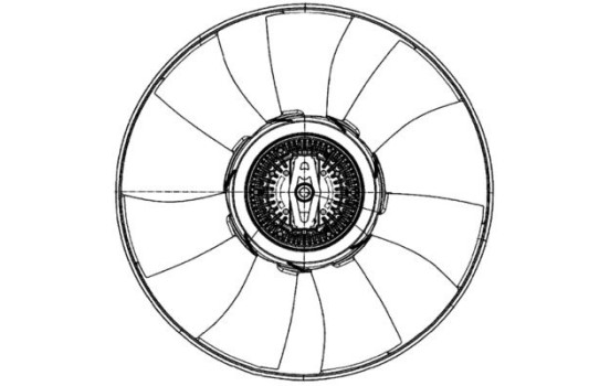 Cooling fan CFF 500 000P Mahle, Image 2
