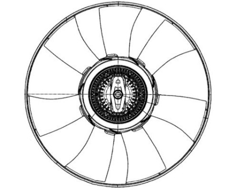 Cooling fan CFF 501 000P Mahle, Image 2