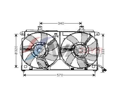 Cooling fan CN7523 Ava Quality Cooling
