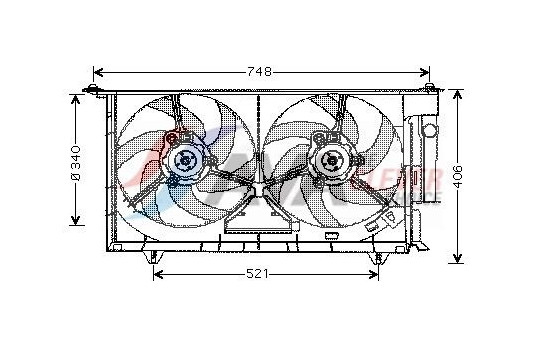 Cooling fan CN7525 Ava Quality Cooling