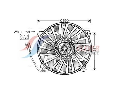 Cooling fan CN7526 Ava Quality Cooling